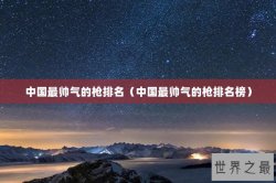 中国最帅气的枪排名（中国最帅气的枪排名榜）