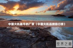 中国火机最牛的厂家（中国火机品牌排行榜）