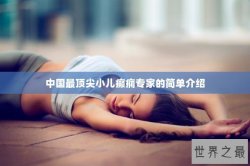 中国最顶尖小儿癫痫专家的简单介绍