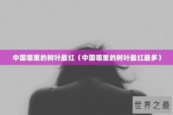 中国哪里的树叶最红（中国哪里的树叶最红最多）