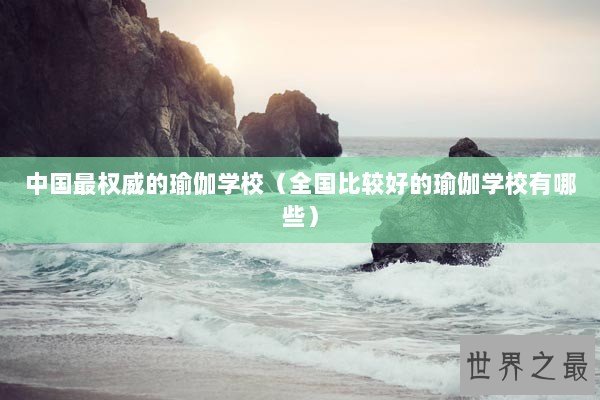 中国最权威的瑜伽学校(全国比较好的瑜伽学校有哪些) 中国最权威的瑜伽学校(全国比较好的瑜伽学校有哪些)