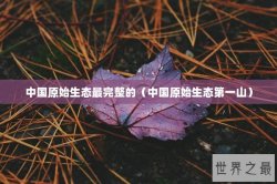 中国原始生态最完整的（中国原始生态第一山）