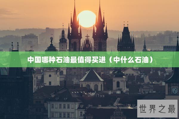 中国哪种石油最值得买进（中什么石油）