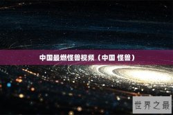 中国最燃怪兽视频（中国 怪兽）