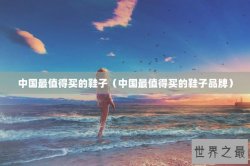中国最值得买的鞋子（中国最值得买的鞋子品牌）