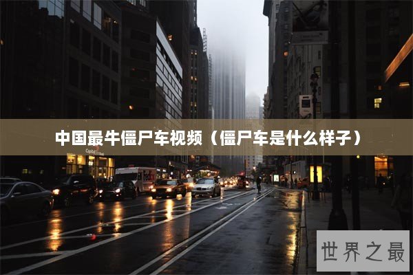 中国最牛僵尸车视频（僵尸车是什么样子）