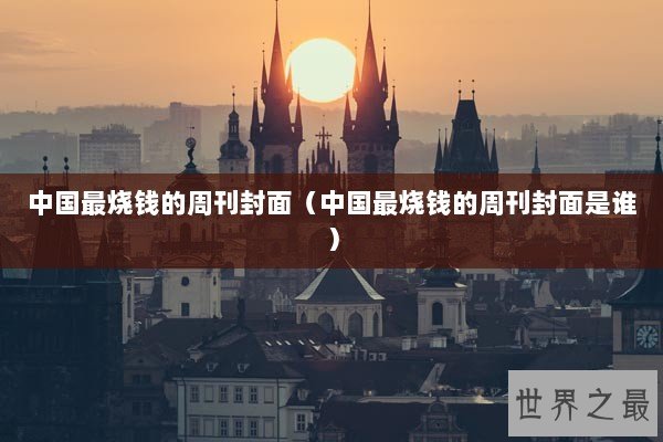 中国最烧钱的周刊封面（中国最烧钱的周刊封面是谁）