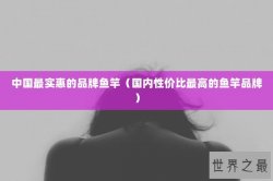 中国最实惠的品牌鱼竿（国内性价比最高的鱼竿品牌）
