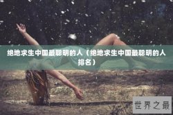 绝地求生中国最聪明的人（绝地求生中国最聪明的人排名）