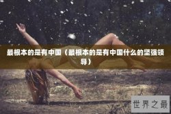最根本的是有中国（最根本的是有中国什么的坚强领导）