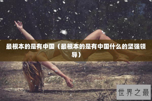 最根本的是有中国（最根本的是有中国什么的坚强领导）