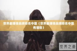 世界最赚钱品牌排名中国（世界最赚钱品牌排名中国有哪些）