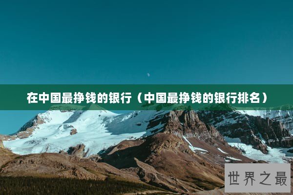 在中国最挣钱的银行（中国最挣钱的银行排名）