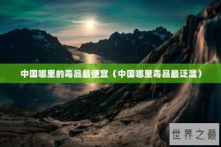 中国哪里的毒品最便宜（中国哪里毒品最泛滥）