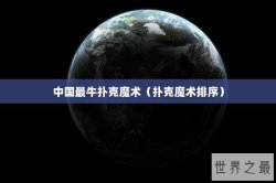 中国最牛扑克魔术（扑克魔术排序）