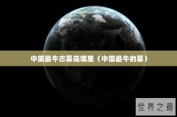 中国最牛古墓是哪里（中国最牛的墓）