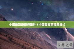 中国最顶级厨师图片（中国最高厨师是谁?）