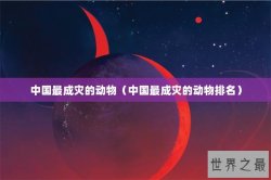 中国最成灾的动物（中国最成灾的动物排名）