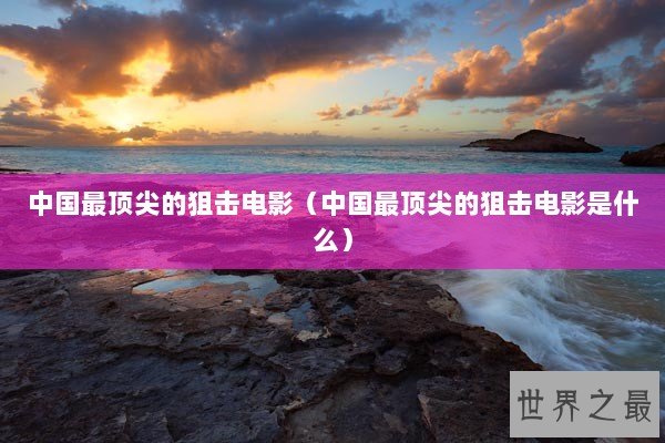 中国最顶尖的狙击电影（中国最顶尖的狙击电影是什么）