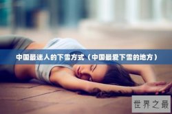 中国最迷人的下雪方式（中国最爱下雪的地方）