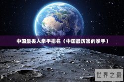 中国最丢人拳手排名（中国最历害的拳手）