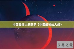 中国最帅大叔歌手（中国最帅的大叔）
