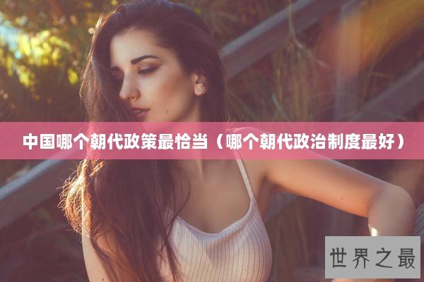 中国哪个朝代政策最恰当（哪个朝代政治制度最好）