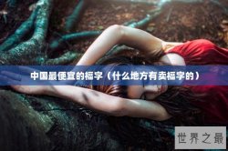 中国最便宜的福字（什么地方有卖福字的）