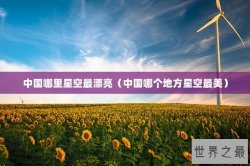 中国哪里星空最漂亮（中国哪个地方星空最美）