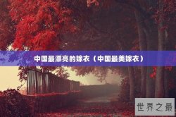 中国最漂亮的嫁衣（中国最美嫁衣）