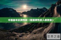 中国最年长跨性别（我国跨性别人群数量）