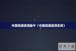 中国短道速滑最牛（中国短道速滑名将）