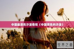 中国最漂亮沙漠奇观（中国漂亮的沙漠）