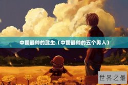 中国最帅的武生（中国最帅的五个男人）