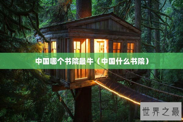 中国哪个书院最牛(中国什么书院) 中国哪个书院最牛(中国什么书院)
