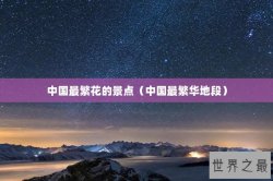 中国最繁花的景点（中国最繁华地段）