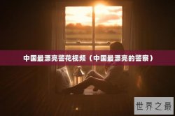 中国最漂亮警花视频（中国最漂亮的警察）
