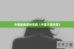 中国最霸道的乐园（中国大型乐园）