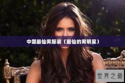 中国最仙男服装（最仙的男明星）