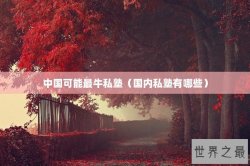 中国可能最牛私塾（国内私塾有哪些）