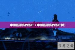 中国最漂亮的落叶（中国最漂亮的落叶树）