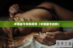 中国最牛狗狗视频（中国最牛的狗）