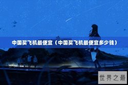 中国买飞机最便宜（中国买飞机最便宜多少钱）