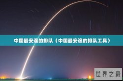 中国最安逸的排队（中国最安逸的排队工具）