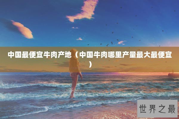 中国最便宜牛肉产地（中国牛肉哪里产量最大最便宜）