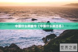 中国什么树最牛（中国什么树出名）