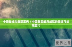 中国最成功雕塑案例（中国雕塑最具成就的是哪几类雕塑?）