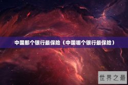 中国那个银行最保险（中国哪个银行最保险）