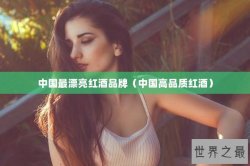 中国最漂亮红酒品牌（中国高品质红酒）