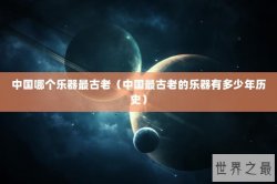 中国哪个乐器最古老（中国最古老的乐器有多少年历史）